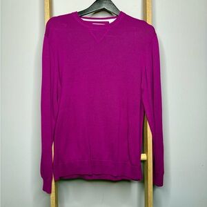 Southern Pines Long Sleeve Men's Sz. Medium Purple Sweater